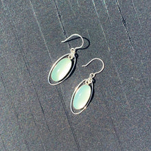 Load image into Gallery viewer, Oval Aqua Chalcedony Set in Sterling Silver
