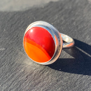 Red and Orange Rosarita Ring
