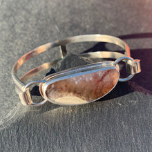 Load image into Gallery viewer, Plume Agate Tension Bracelet
